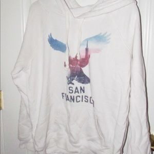 American Eagle white hoodie